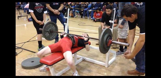 Michael Ramsey competes in the Sundown powerlifting meet