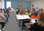 A recent Eastland Independent School District Board meeting.