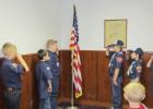 The Pledge of Allegiance was led by Ranger Cub Scout Troop 105