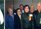 Pictured at far left is Farmers Union State President Wes Sims. At right are District 4 members who attended the State Convention. Pictured from left are Lyman and Etta Arnspiger; Lynn and Rosetta Hagan; Carole and Dennis Clower; and Joetta and James Schuman.