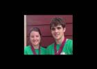 Tennis mixed doubles champs Mary Seay and Bret Hudman.