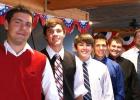 The Golf Team with Coach West at the State Reception.