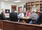 Construction of the 2015 Budget begins in the ECCC. Several meetings and hours of decision making lay ahead for all 4 Commissioners, County Auditor Loretta Key, Cathy Jentho, County Clerk and Eastland County’s Judge Rex Field.