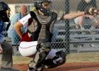 Tessa Chancelor is a wall behind the plate!
